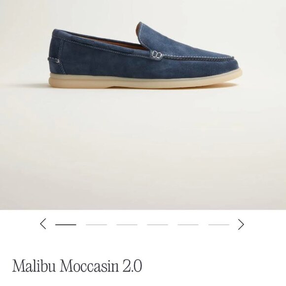 Johnnie-O Malibu Moccasin 2.0 Loafers in Navy Blue (Men, Size 12) main image 4